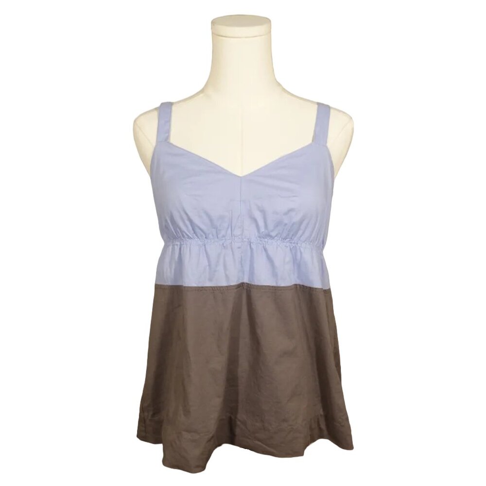 J.Crew Colorblock Cotton Babydoll Tank Top (2)